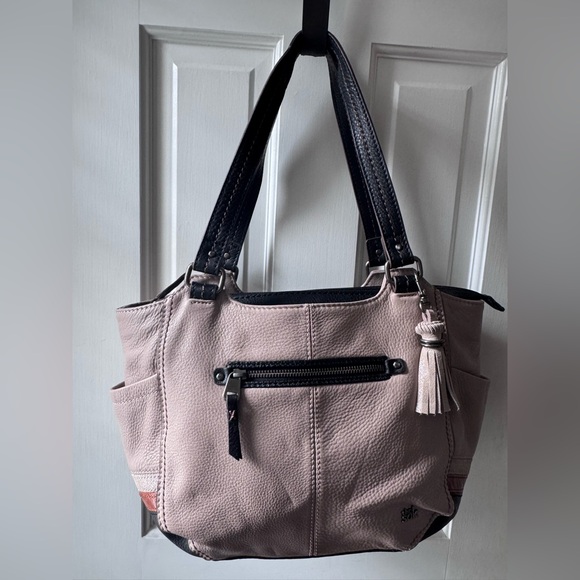Handbags - Gorgeous SAK leather color block hobo bag.